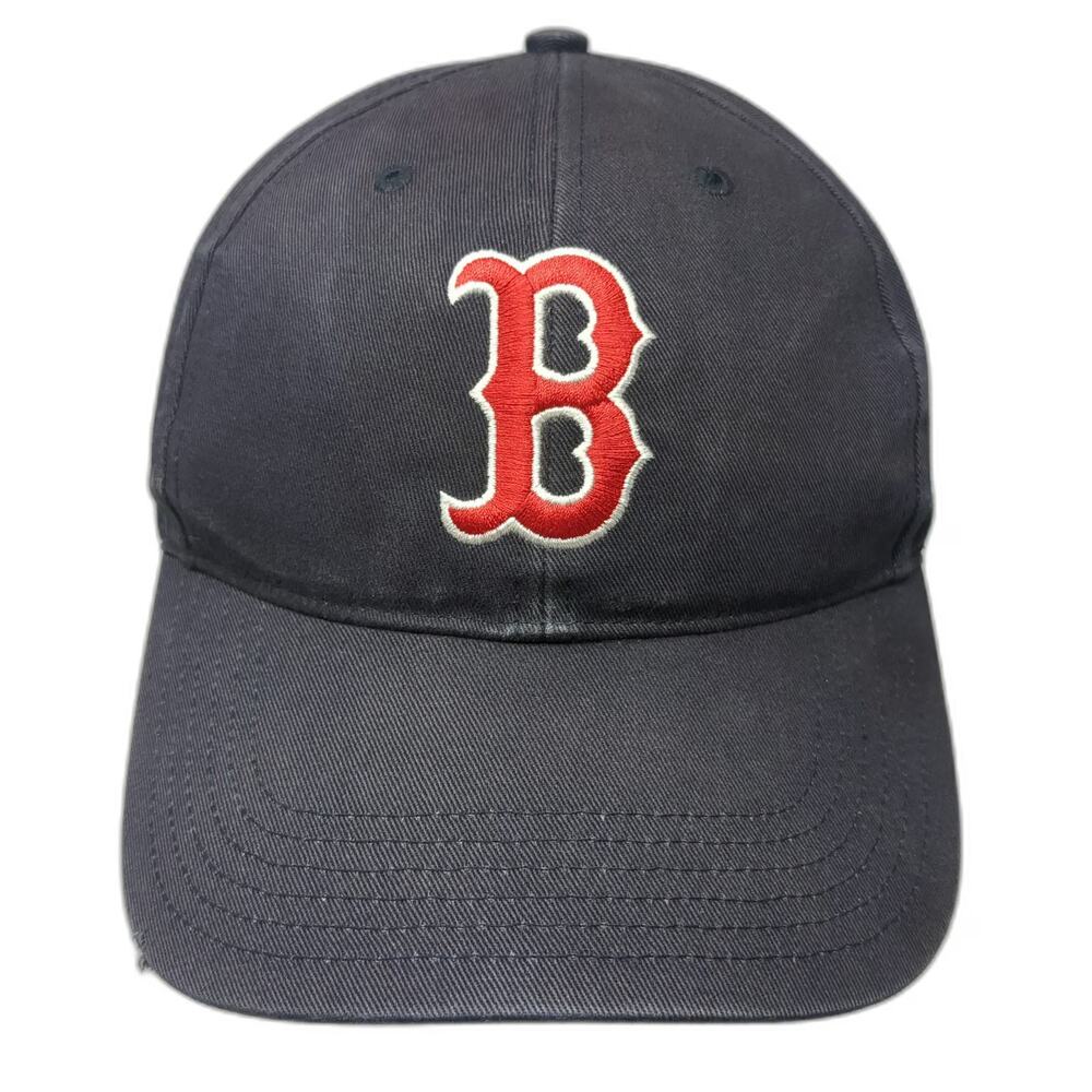 Boston Red Sox MLB T.E.I. Baseball Cap Blue Red White One Size Strapback Hat